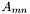 $A_{mn}$