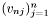 $(v_{nj})_{j=1}^n$