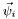 $\vec \psi_i$