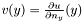 $v(y) = \frac{\partial u}{\partial n_y}(y) $